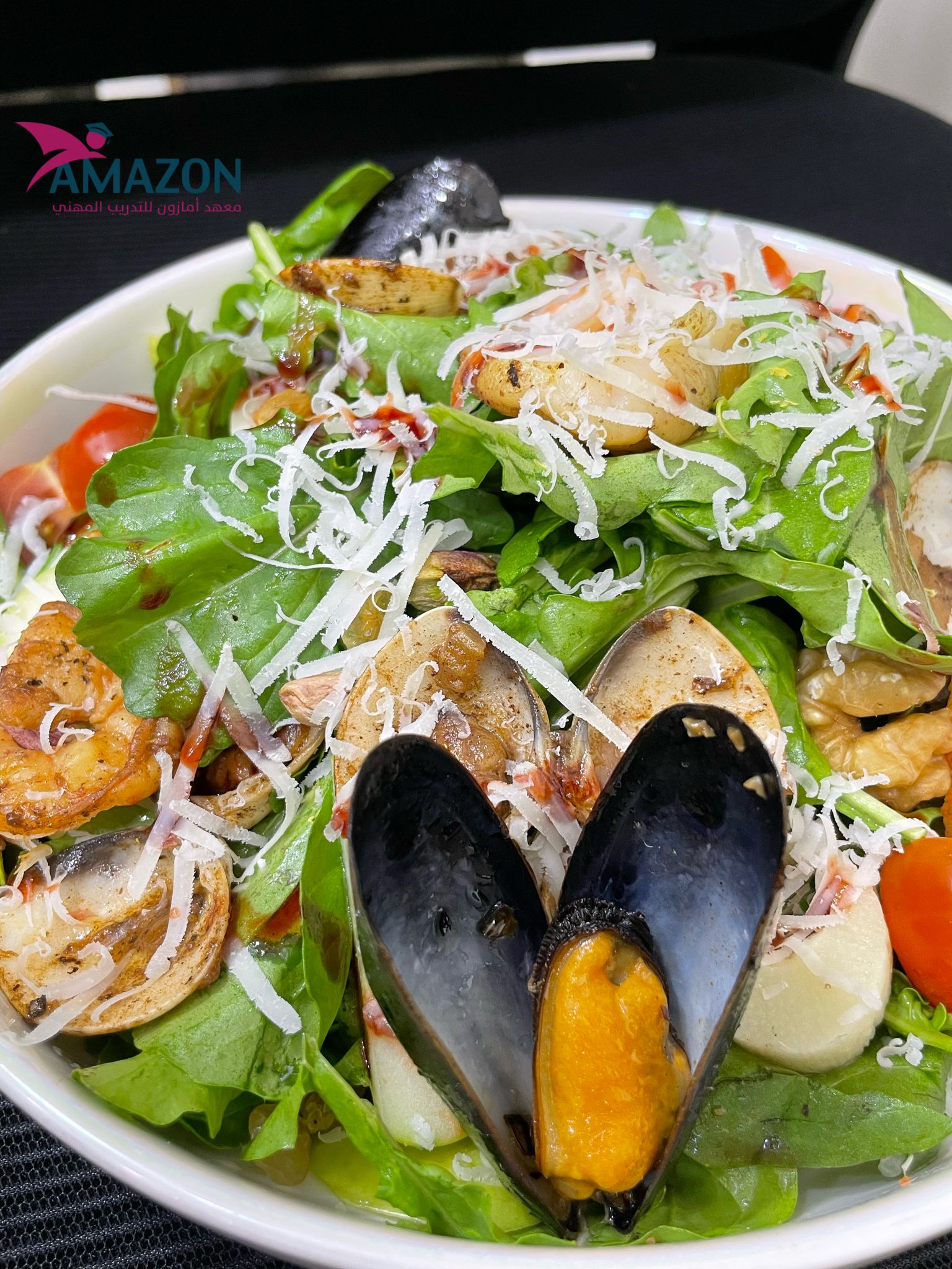 مساق الماكولات البحرية في تخصص الشيف 