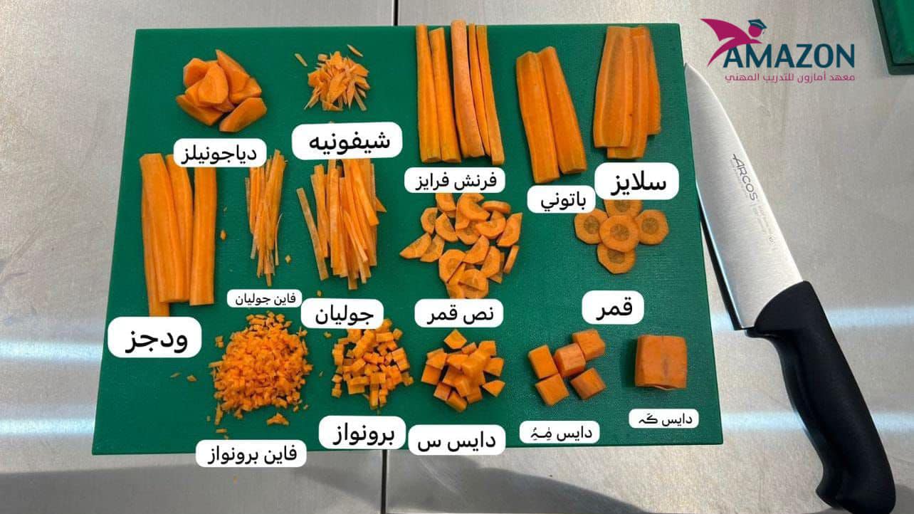 مساق التقطيع بتخصص الشيف 